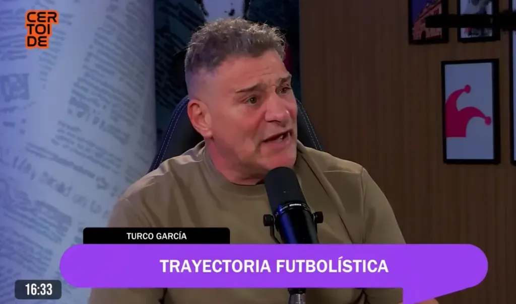 El Turco García bancó a Cavani. (Youtube)