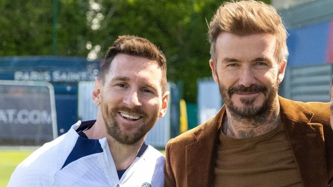 Lionel Messi y David Beckham tuvieron su encuentro hace unas semanas en París. @PSG_Inside