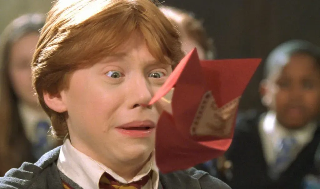Ron Weasley de Harry Potter fue interpretado por Rupert Grint (Warner Bros.)