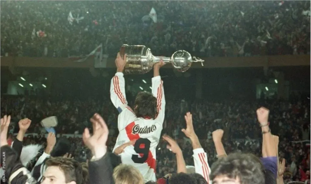 Enzo y la Libertadores. Foto Diario Popular.