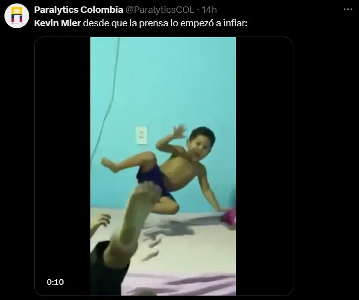 Las redes no perdonan a Kevin Mier. (X)
