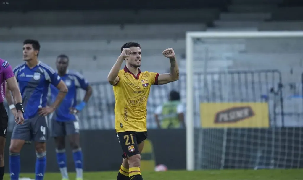 Joaquín Valiente ha sido muy irregular en Barcelona SC. (Foto: Imago)