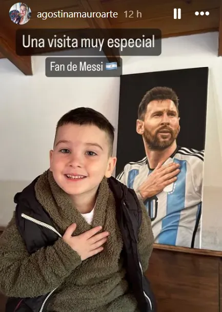 Messi, el ídolo de todo un país.