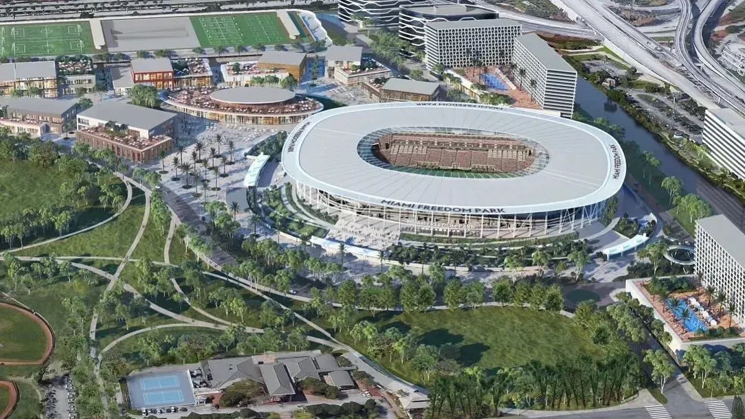 Así sería el Miami Freedom Park. @thesoccerdon