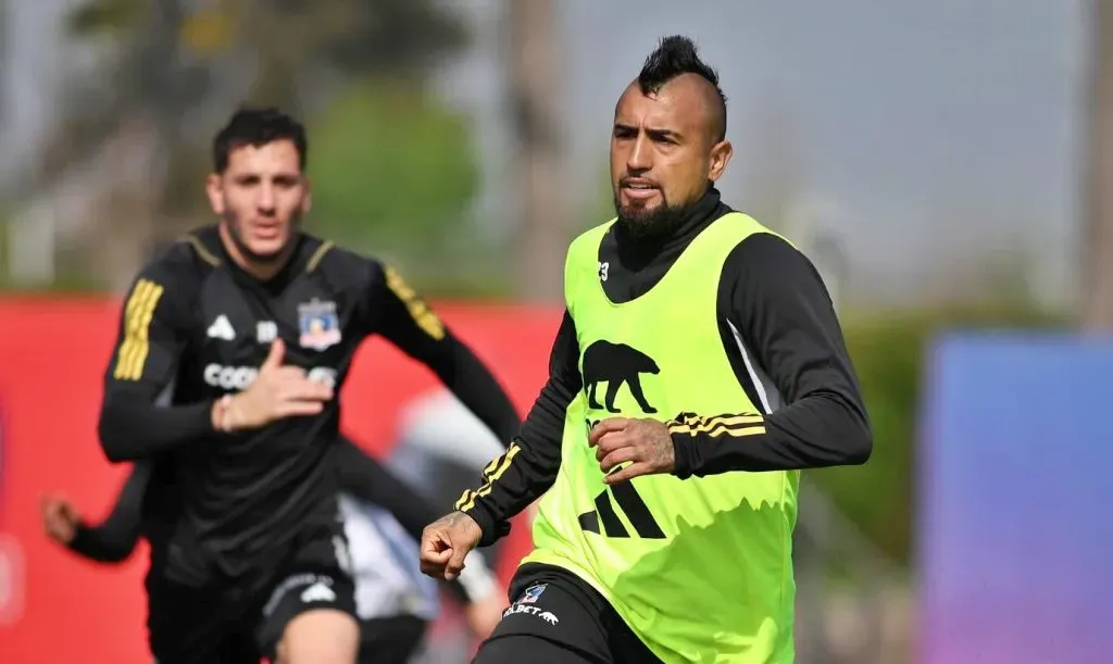 Arturo Vidal será se perfila como titular ante River Plate este martes. | Foto: Colo Colo.