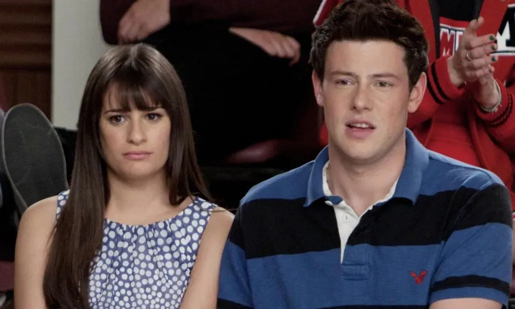 Lea Michele y Cory Monteith. (IMDb)