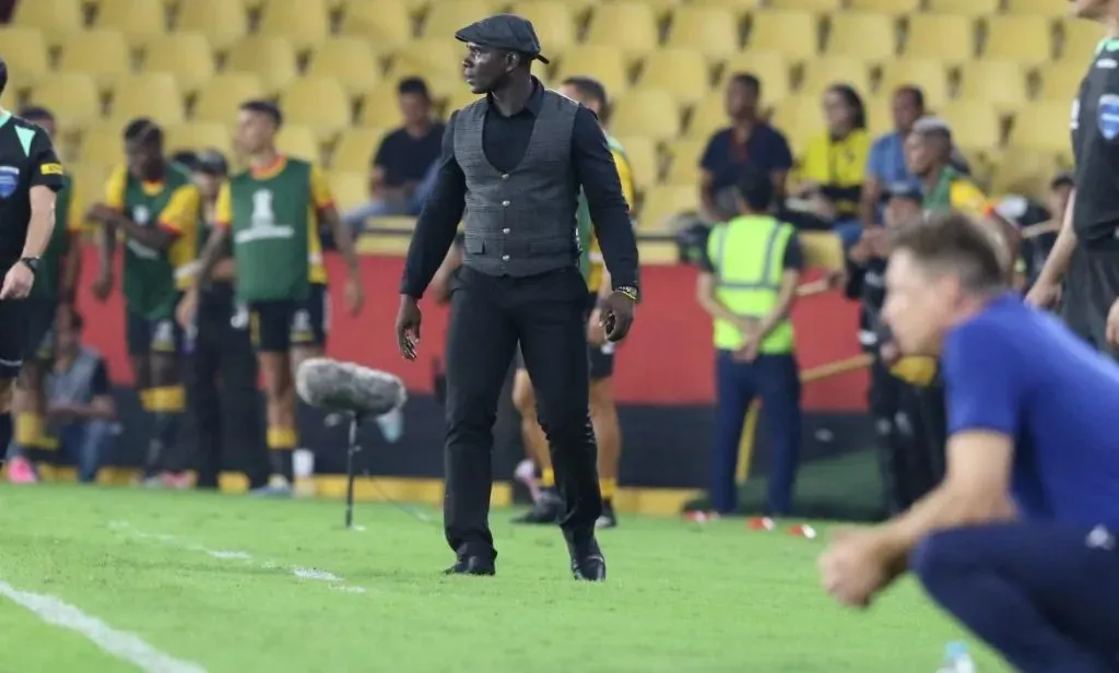 Segundo Alejandro Castillo como DT principal de Barcelona SC en la Copa Libertadores 2022. Foto: Diario Extra.