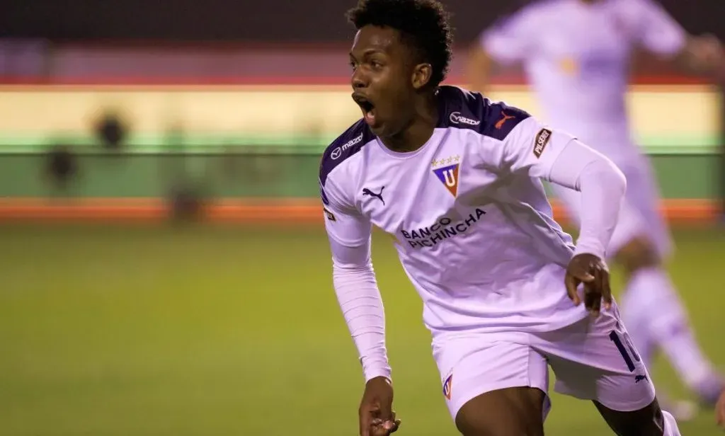 Djorkaeff Reasco fue uno de los puntos altos de Liga de Quito en el 2021. Foto: Getty.