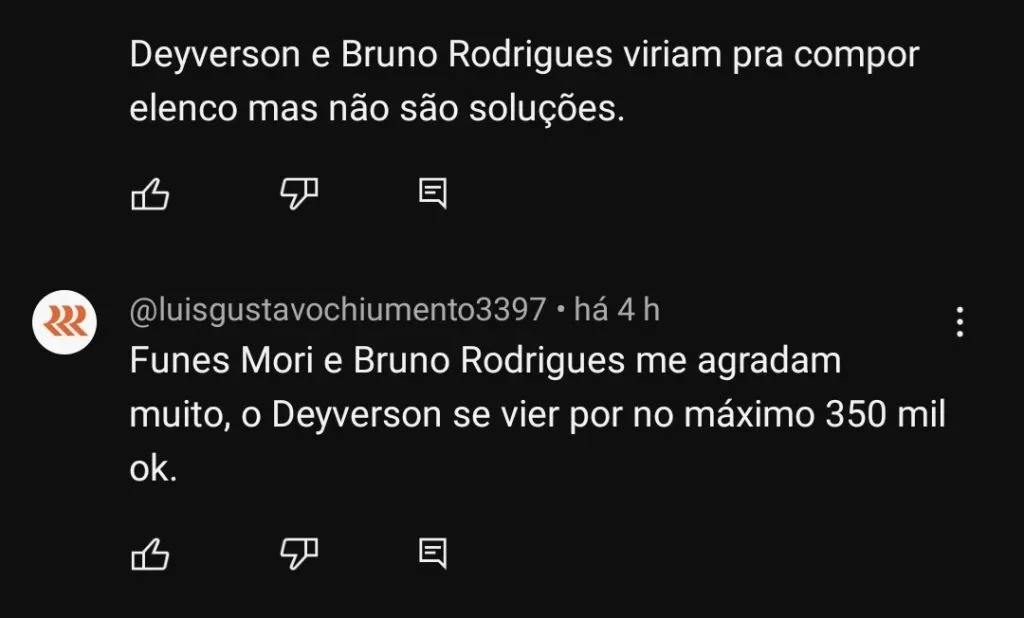 Repercussão via YouTube