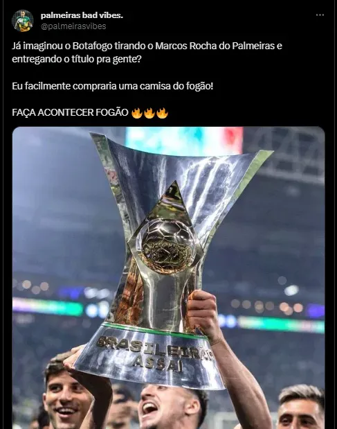 tweet botafogo