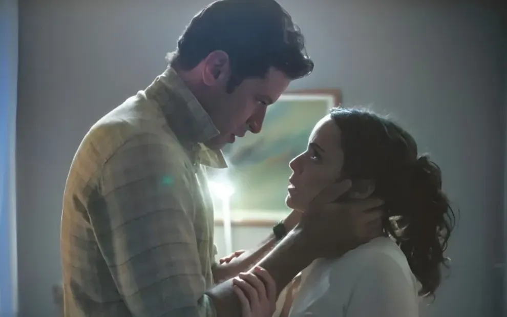 Marino e Lucinda em clima de romance. Foto: Reprodução/Globo