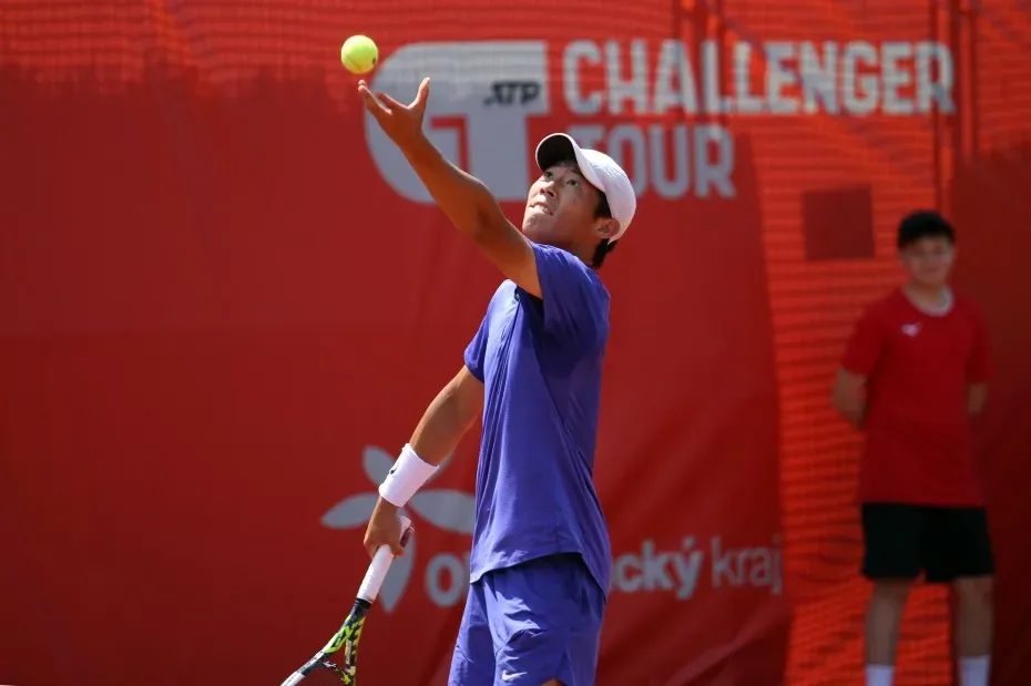 Tseng Chun-hsin en el Challenger de Prostejov (UniCredit Czech Open).