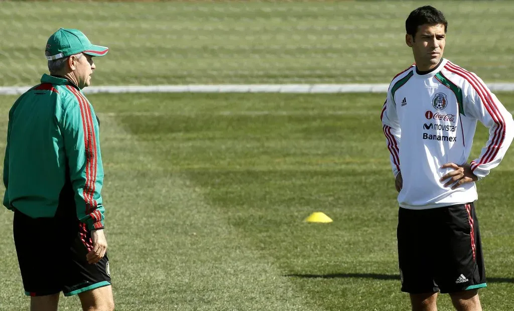 Javier Aguirre y Rafa Márquez en la Selección Mexicana (IMAGO)