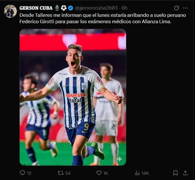 Fuente: @gersoncuba2603