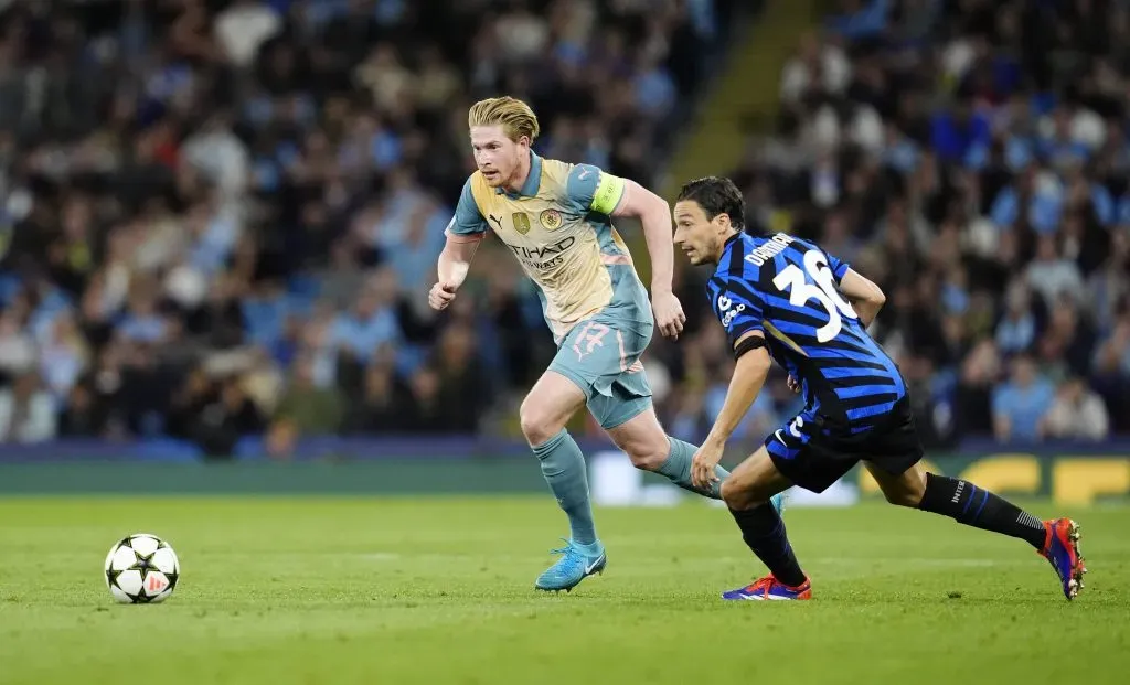 El último juego de Kevin De Bruyne fue ante el Inter de Milán en septiembre (IMAGO)