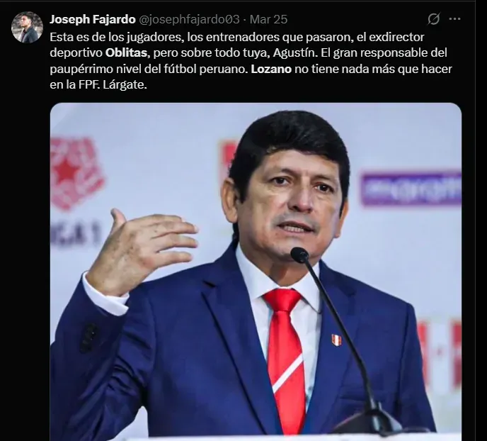 Fuente: @josephfajardo03