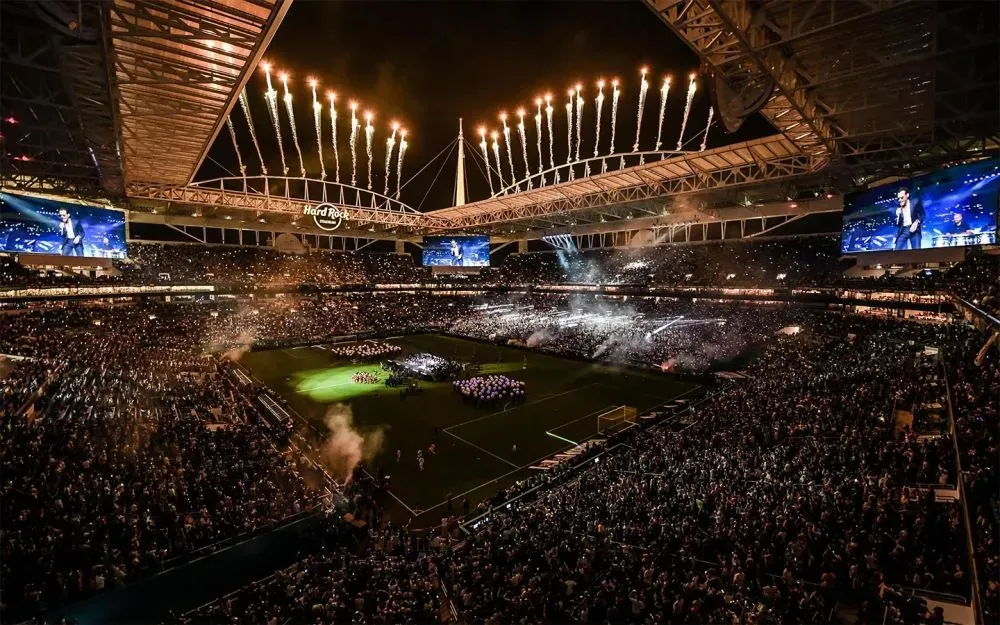 El Hard Rock Stadium prepara una verdadero espectáculo para la final de la Copa América.