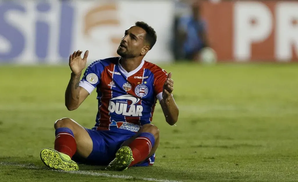 Atacante nos tempos de Bahia (Photo by Miguel Schincariol/Getty Images)