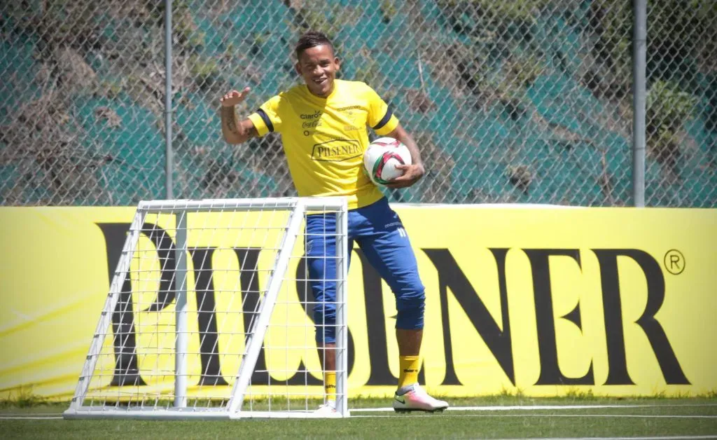 Michael Arroyo también supo ser parte de la Selección de Ecuador.