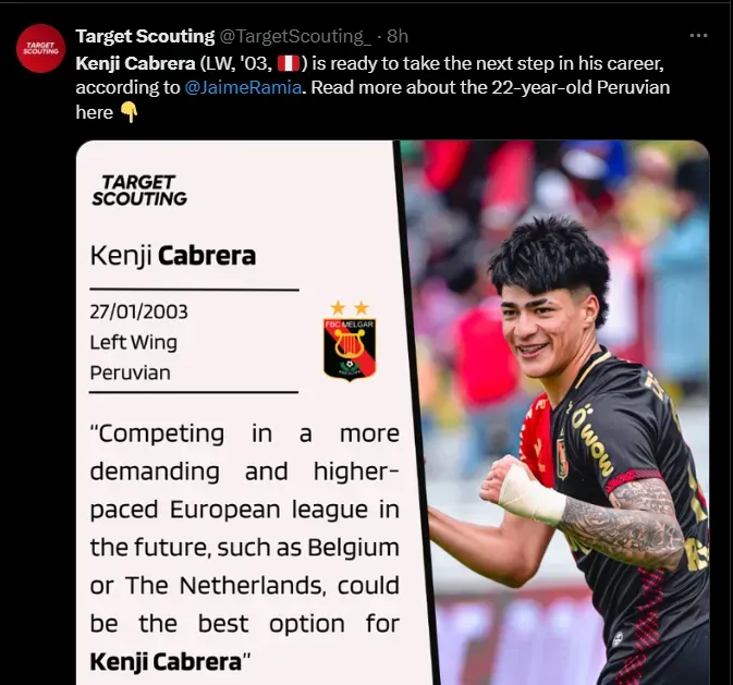 Fuente: @TargetScouting