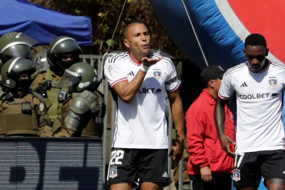 Leandro Benegas en Colo Colo. Crédito: Photosport