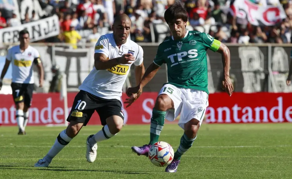 Villarroel sólo jugó en Wanderers y Colo Colo | Foto: Photosport