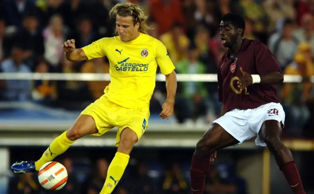 Diego Forlán en el Villarreal. Crédito: Archivo