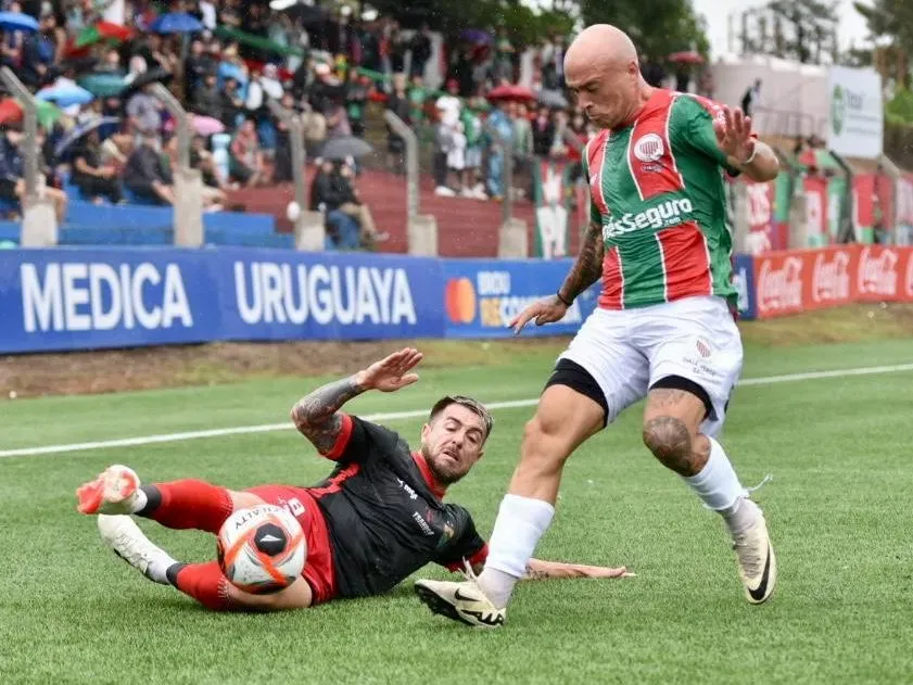 Durísima caída para Buffarini y Somoza en Rampla Juniors.