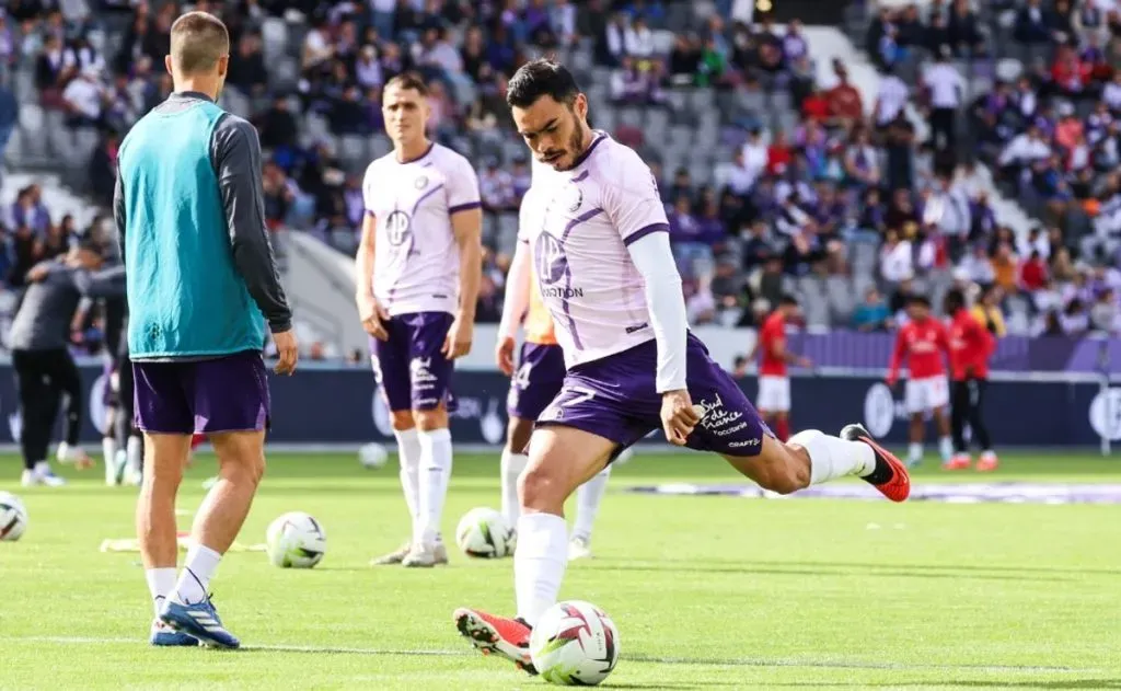 Gabriel Suazo cumplirá a fin de enero su primer año en Toulouse (Getty Images)