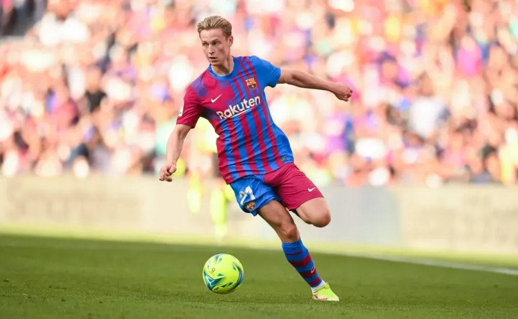 Frenkie De Jong em ação pelo Barcelona.