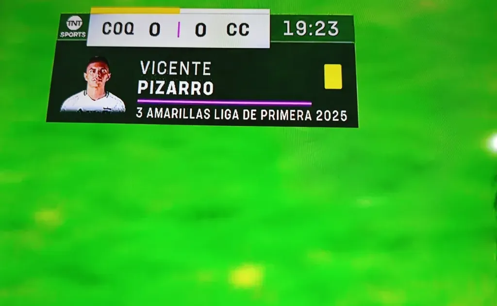 Vicente Pizarro sólo tiene tres tarjetas amarillas durante el torneo.