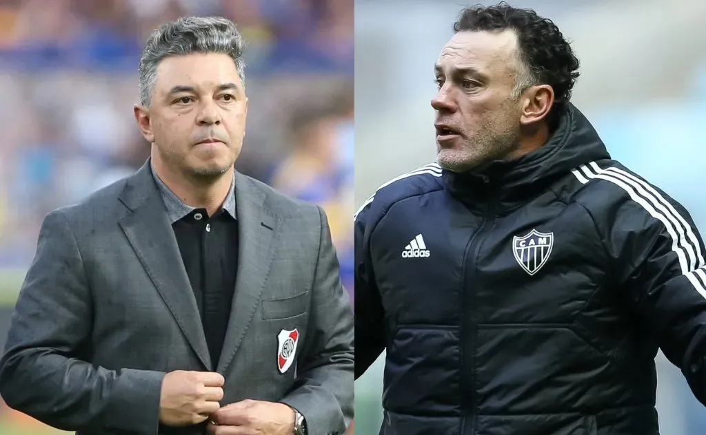 River vs. Atlético Mineiro, Marcelo Gallardo vs. Gabriel Milito.