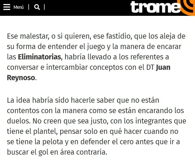 Paolo Guerrero y Pedro Gallese charlaron con Juan Reynoso. | Créditos: Diario Trome.