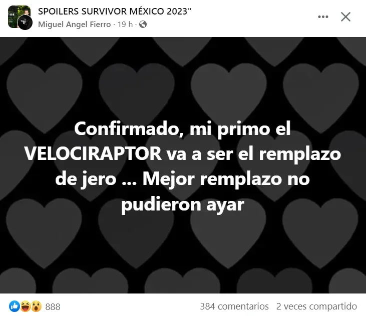 En las páginas de fans y spoilers, ya se anda manejando la posibilidad de que Andrés llegue a Survivor. Imagen: Spoilers Survivor México 2023.