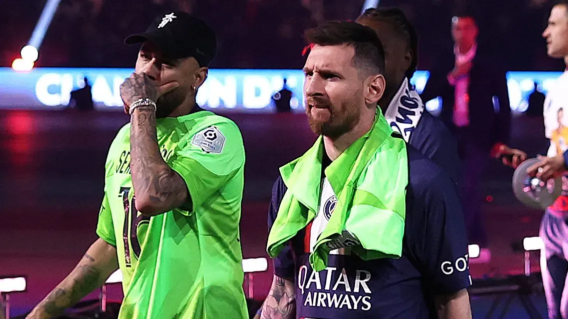 Los últimos instantes de Lionel Messi en PSG antes de retornar a Barcelona. Getty Images.