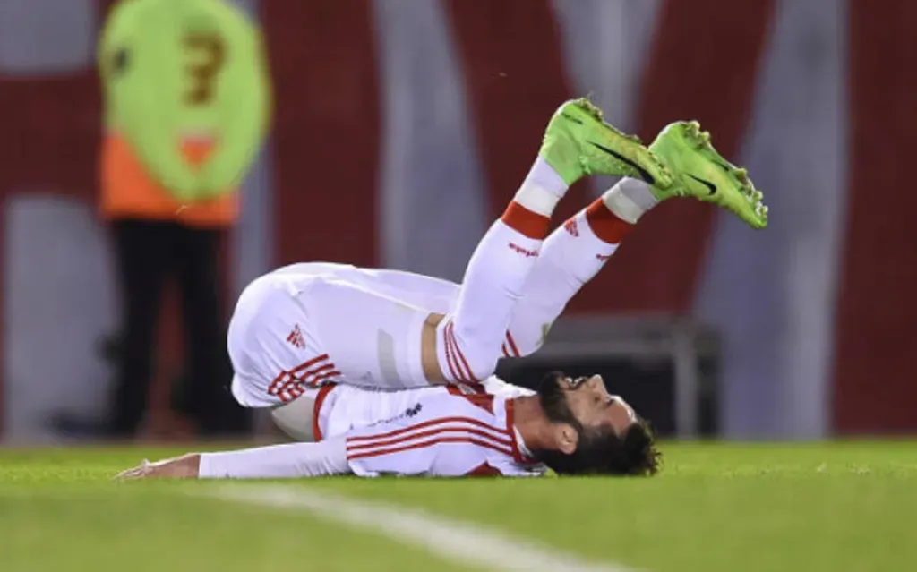 La radiografía del paso de Marcelo Larrondo en River Plate. No pudo superar las lesiones de buena forma. (Getty Images).