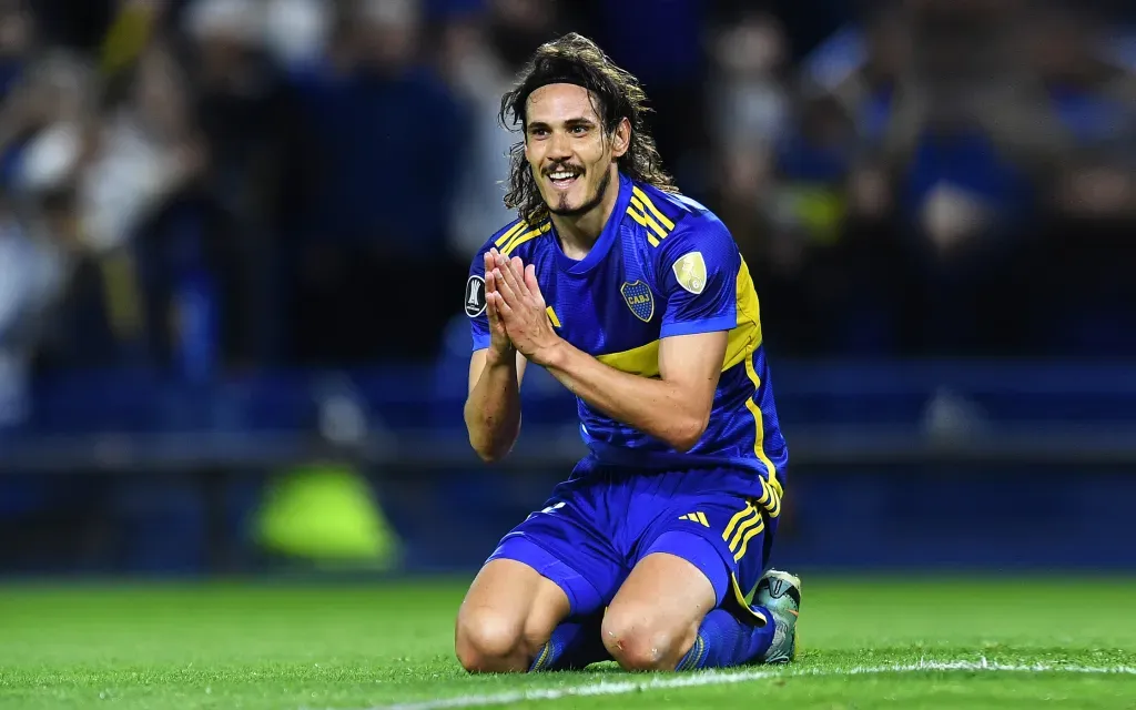 Edinson Cavani no estuvo nada fino ante Talleres. (Foto: Getty)