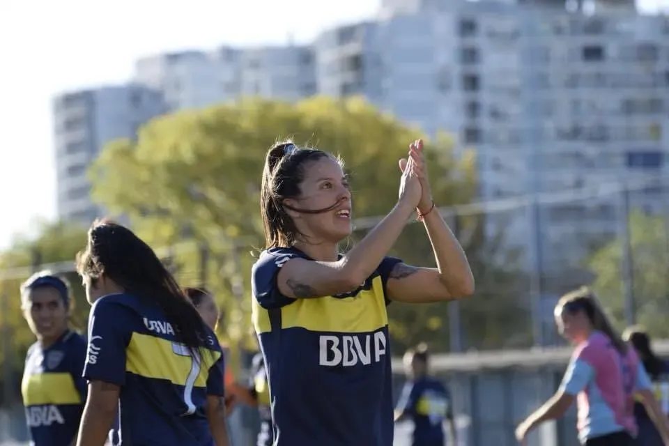 Bravo fue campeona con el Boca de Argentina. Foto Chule Bravo.