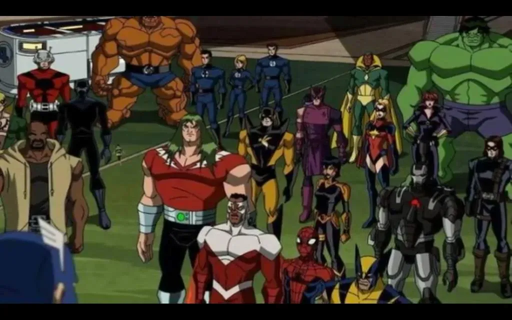 La cantidad de héroes y villanos que aparecen en la serie es inmensa. Imagen: Amino Apps.