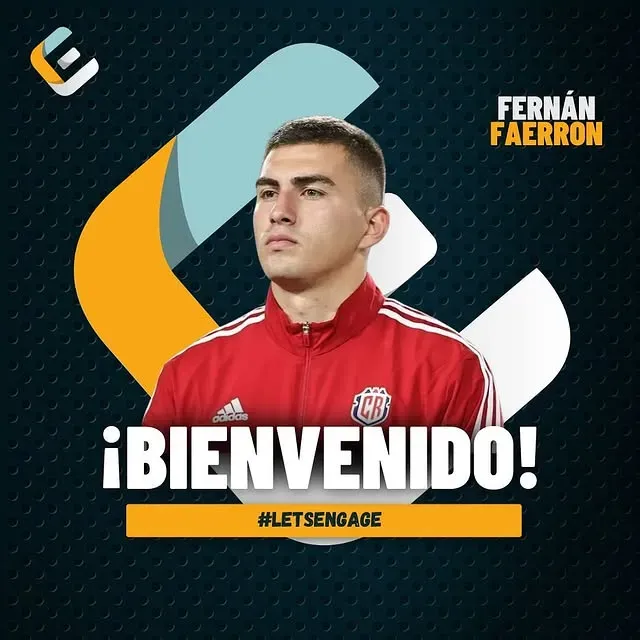 Engage le dio la bienvenida a Fernán Faerron (Instagram).