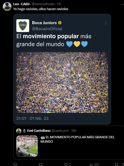 El enojo de los hinchas de Boca.