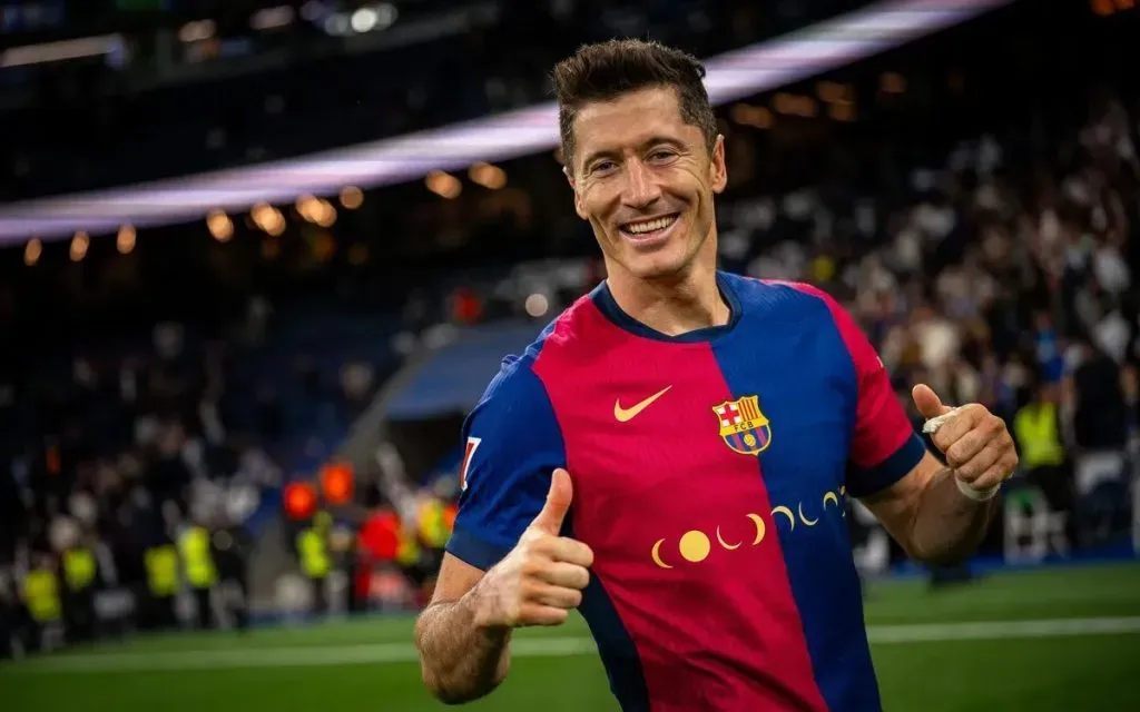 Lewandowski, crack de Polonia y Barcelona