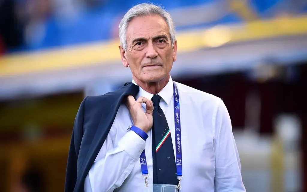 Gabriele Gravina, Presidente de la Federación Italiana, impulsor de la reducción de equipos en la Serie A.