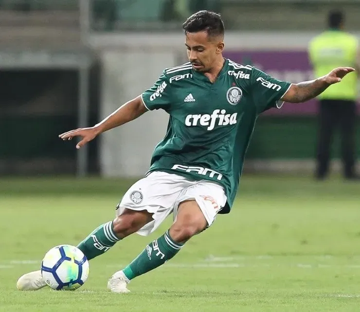 Alan Guimarãespode ganhar uma oportunidade com Vanderlei Luxemburgo. Foto: César Grecco/ Agência Palmeiras