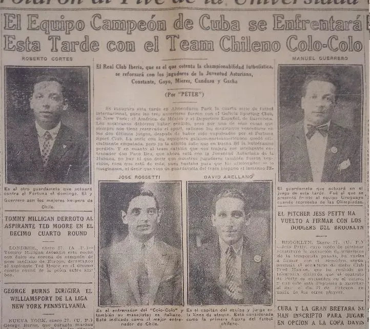Titular del Diario de La Marina | Imagen extraída de historiadecolocolo.com