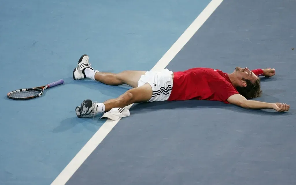 El momento exacto en que Nicolás Massú se convirtió en leyenda de los Juegos Olímpicos (Getty Images)