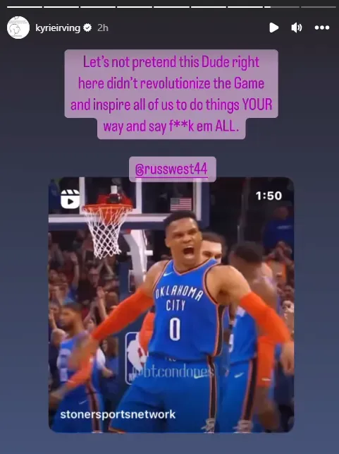 Instagram @kyrieirving