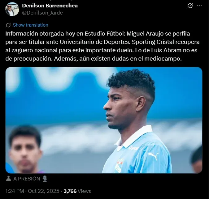 Fuente: @Denilson_Jarde