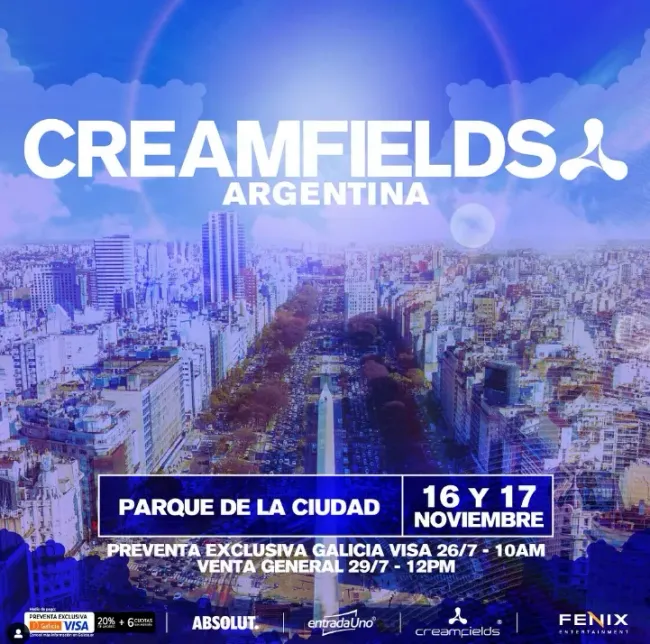 Así fue el anuncio de la Creamfields Argentina 2024.