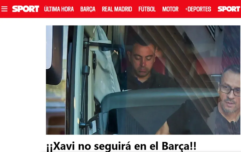 El diario Sport, uno de los principales medios deportivos de Barcelona, confirmó la noticia.